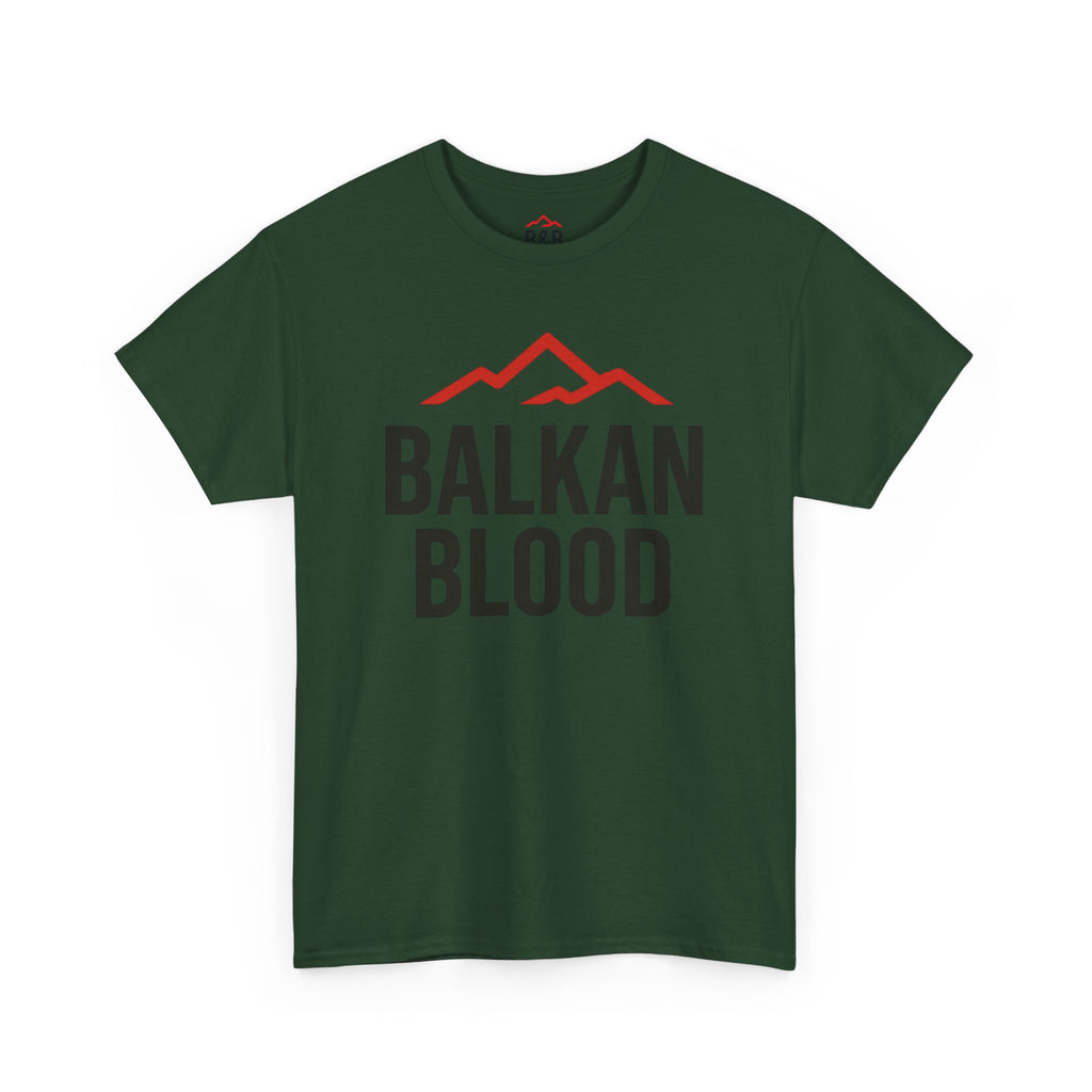 Balkan Blood Unisex Heavy Cotton Tee | Heritage Shirt, Travel Tee, Gift for Balkan Lovers, Cultural Pride, Casual Wear