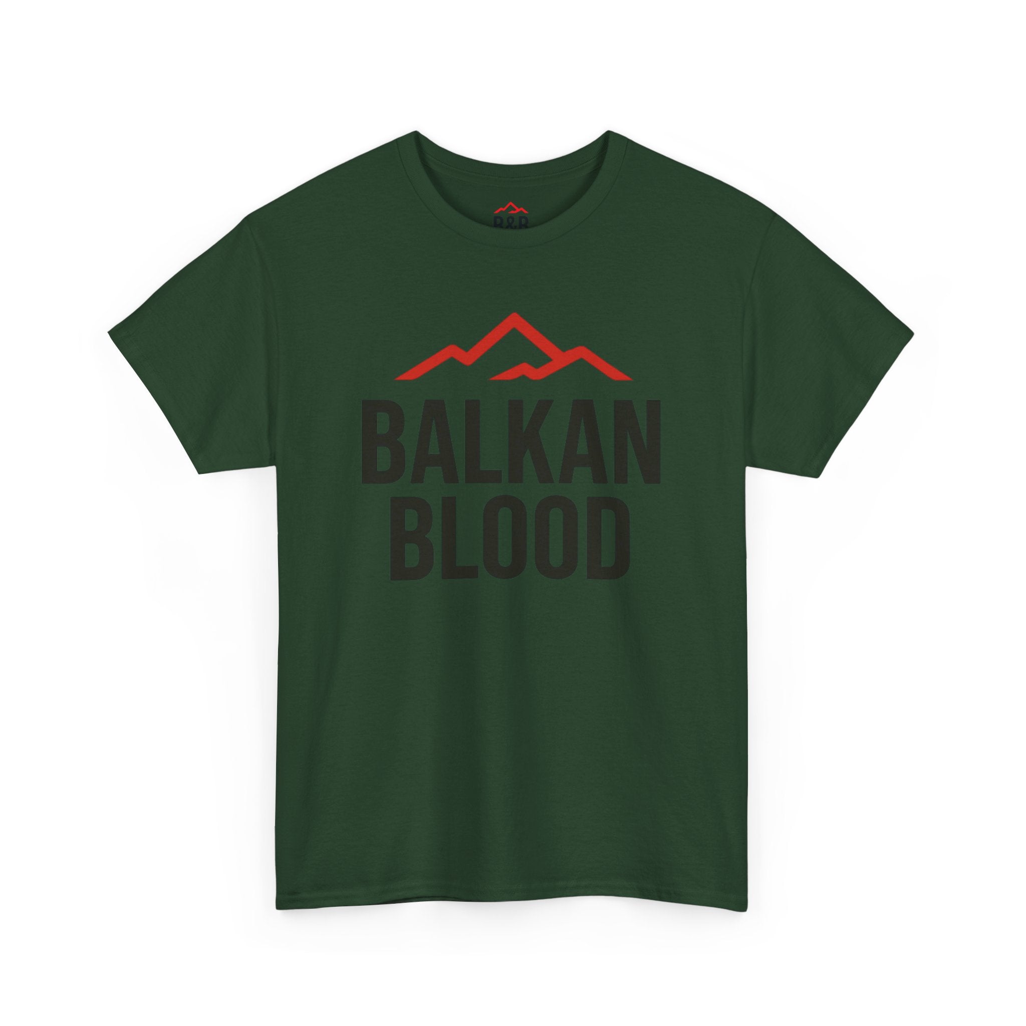 Balkan Blood Unisex Heavy Cotton Tee | Heritage Shirt, Travel Tee, Gift for Balkan Lovers, Cultural Pride, Casual Wear