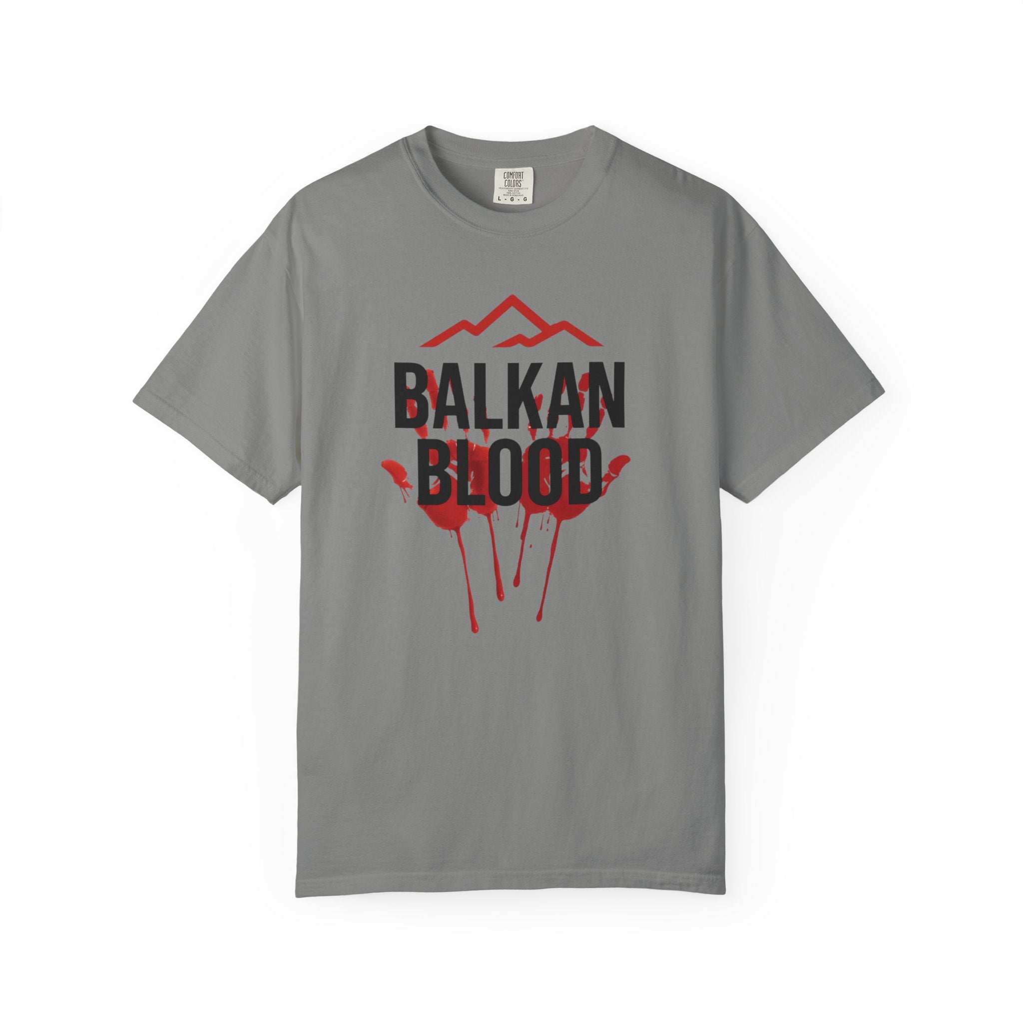 Balkan Blood Graphic T-Shirt, Unisex Streetwear, Fashion Statement Tee, Edgy Gift for Music Lovers, Halloween Apparel