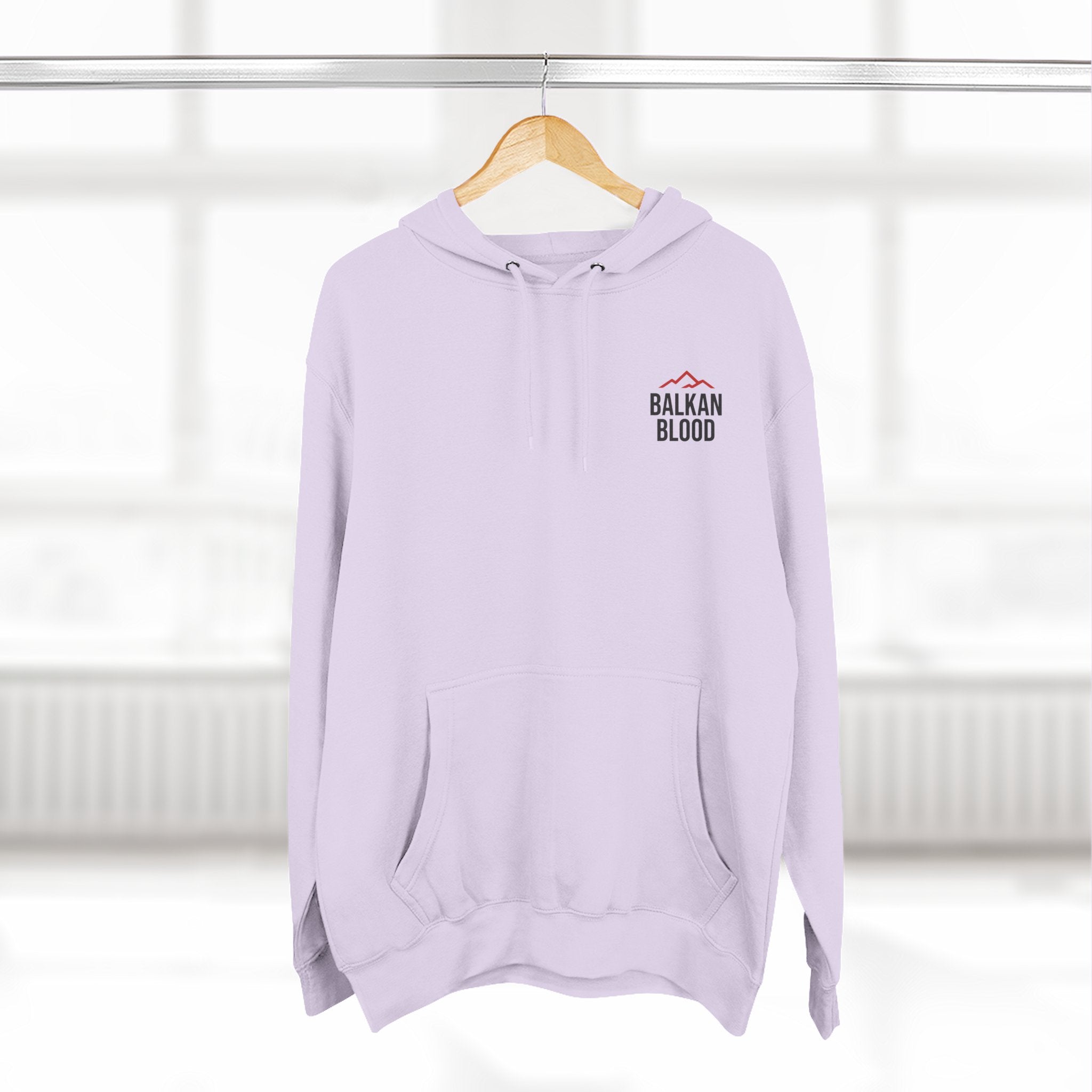 Balkan Blood Hoodie - Cozy Fleece Sweatshirt for Outdoor Adventures, Gifts for Nature Lovers, Hiking, Travel, Casual Wear
