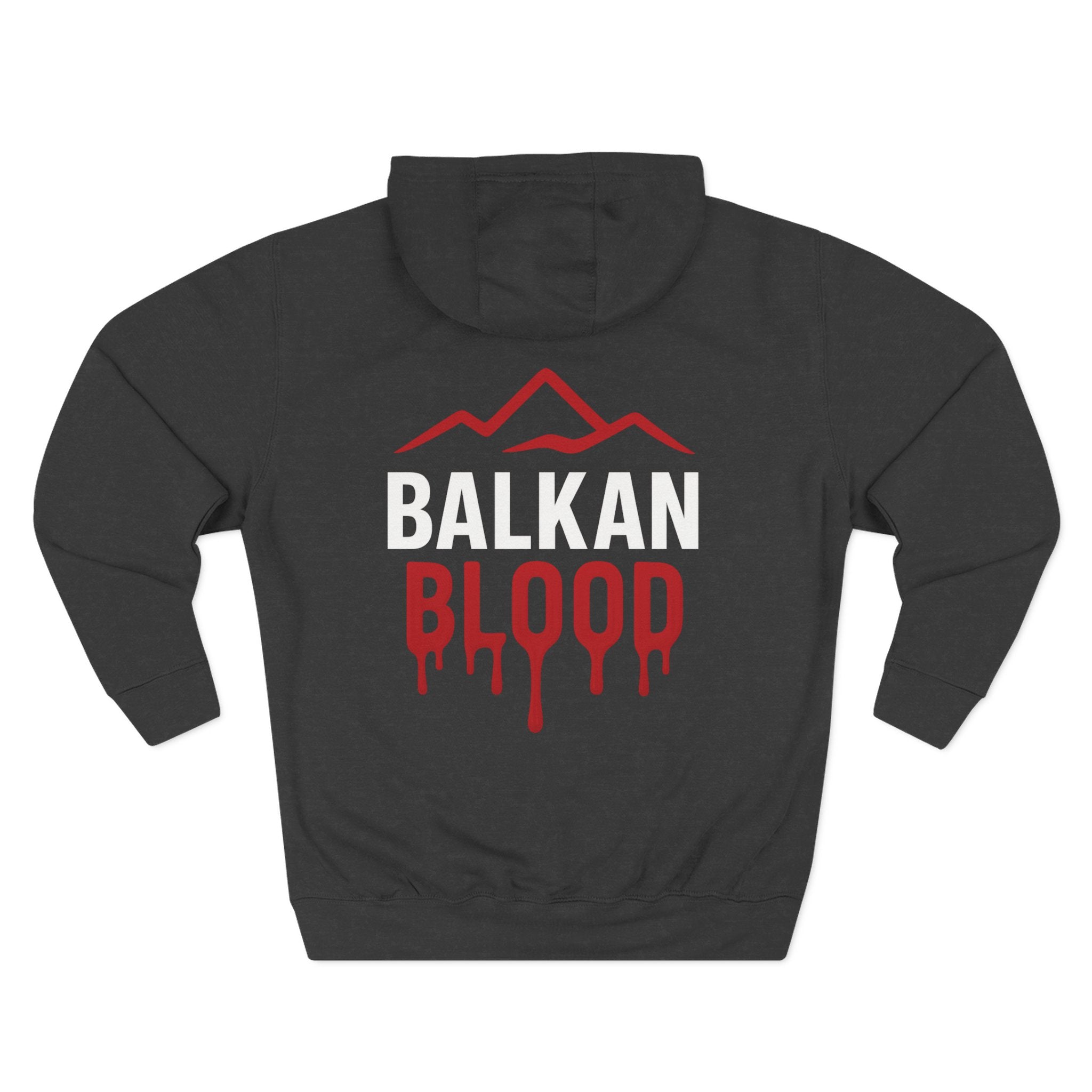 Balkan Blood Hoodie - Cozy Fleece Sweatshirt for Outdoor Adventures