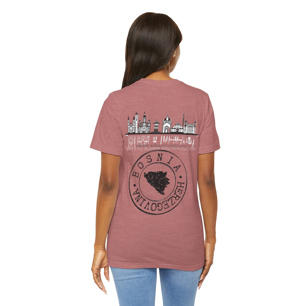 Bosnia Heritage Unisex Tee, Cultural Pride,
