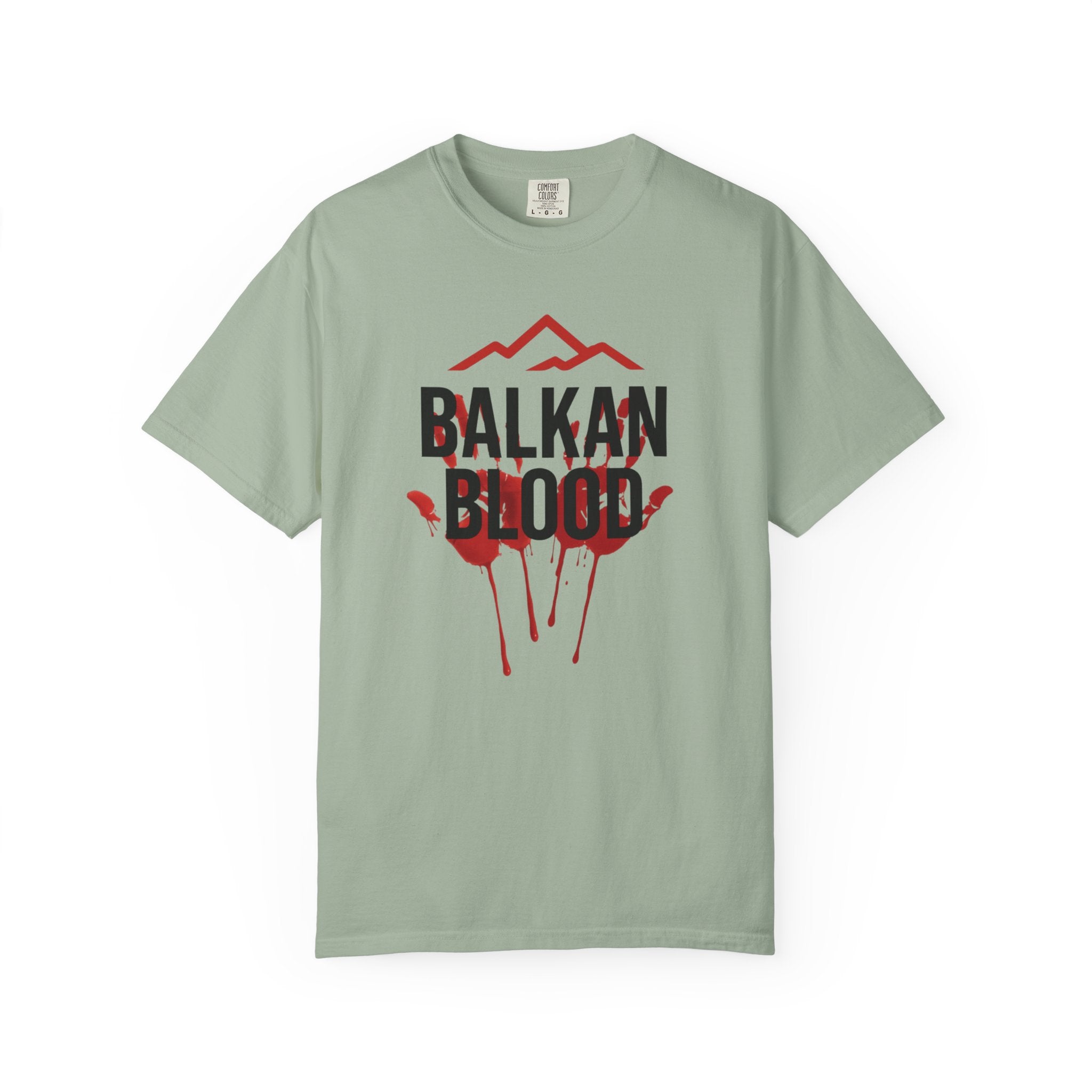 Balkan Blood Graphic T-Shirt, Unisex Streetwear, Fashion Statement Tee, Edgy Gift for Music Lovers, Halloween Apparel