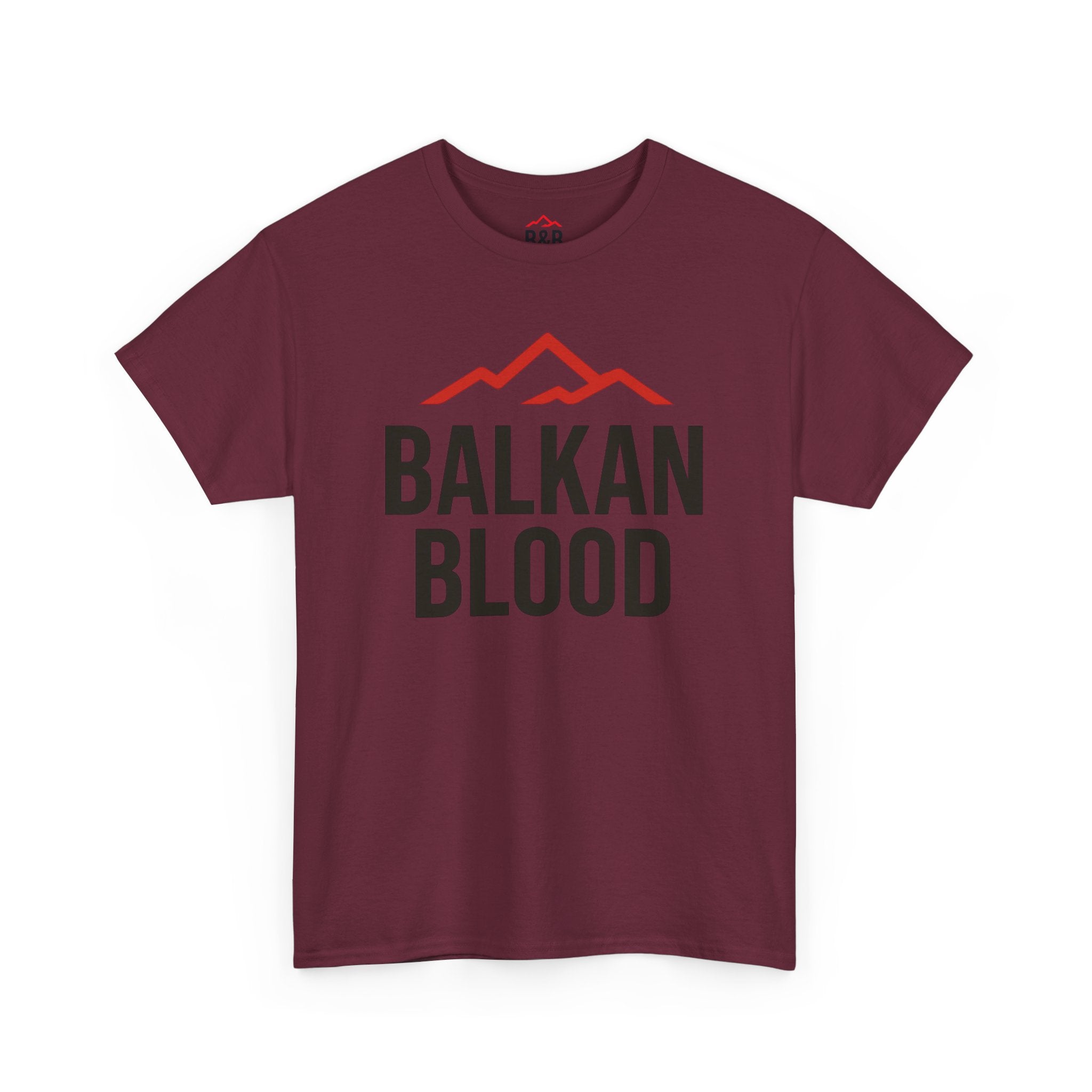 Balkan Blood Unisex Heavy Cotton Tee | Heritage Shirt, Travel Tee, Gift for Balkan Lovers, Cultural Pride, Casual Wear