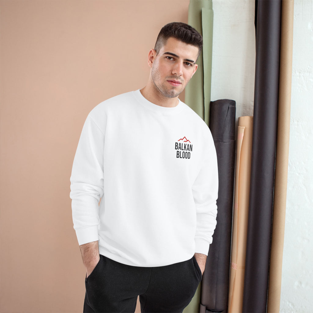 Balkan Blood Champion Sweatshirt - Cozy Urban Style, Unisex Gift, Casual Wear, Travel Apparel, Perfect for Chill Days