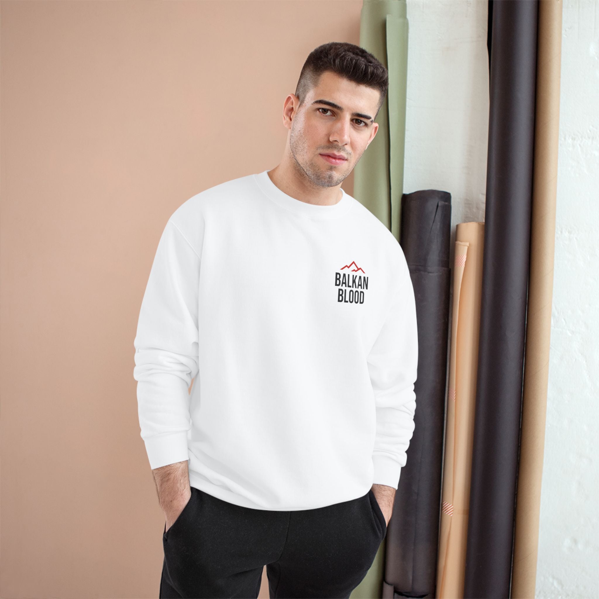 Balkan Blood Champion Sweatshirt - Cozy Urban Style, Unisex Gift, Casual Wear, Travel Apparel, Perfect for Chill Days