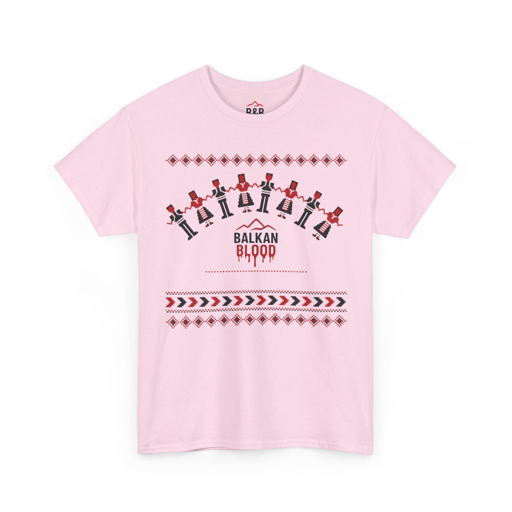 Balkan Blood Graphic Tee, Celebratory Unisex Cotton Shirt