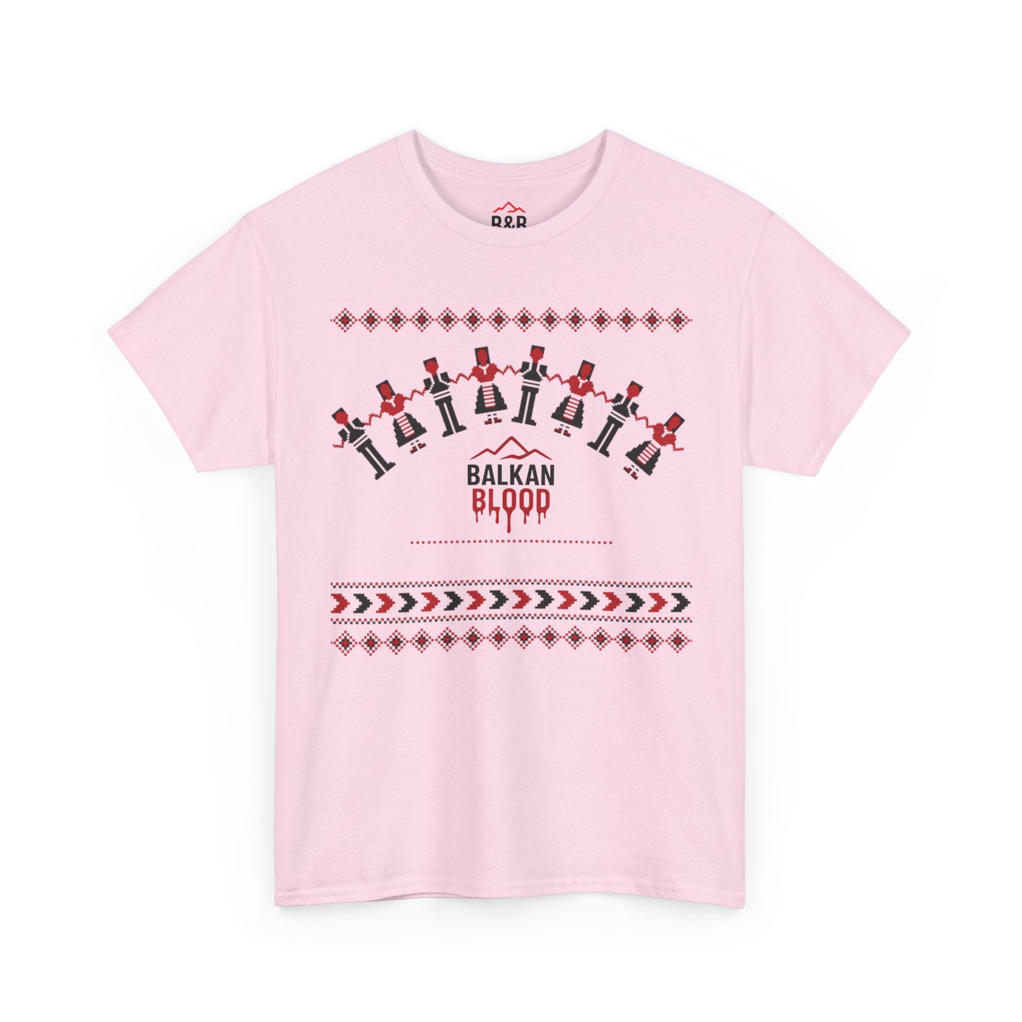 Balkan Blood Graphic Tee, Celebratory Unisex Cotton Shirt