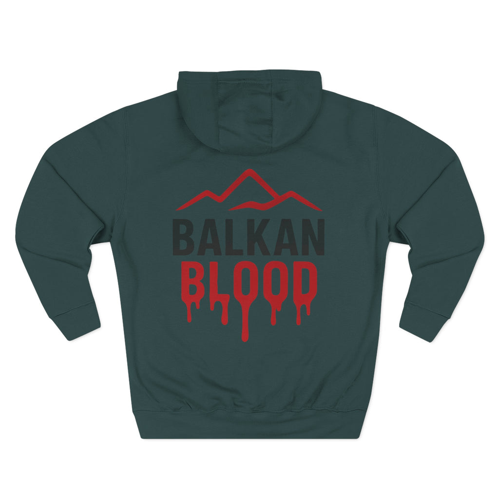Balkan Blood Hoodie - Cozy Fleece Sweatshirt for Outdoor Adventures