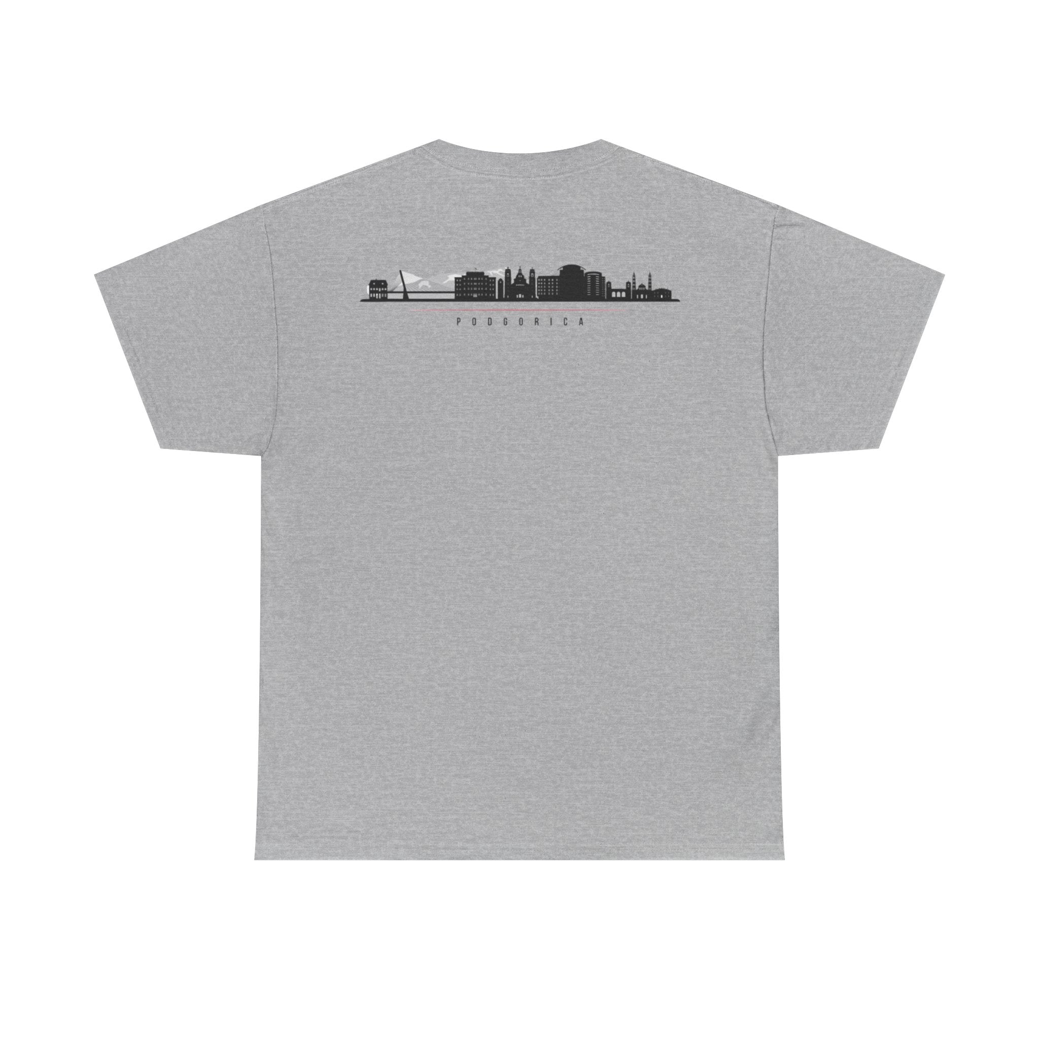 Montenegro/Balkan Blood Unisex Heavy Cotton Tee, Vintage Style Shirt, Graphic Tee, Travel Souvenir, Gift for Heritage Lovers