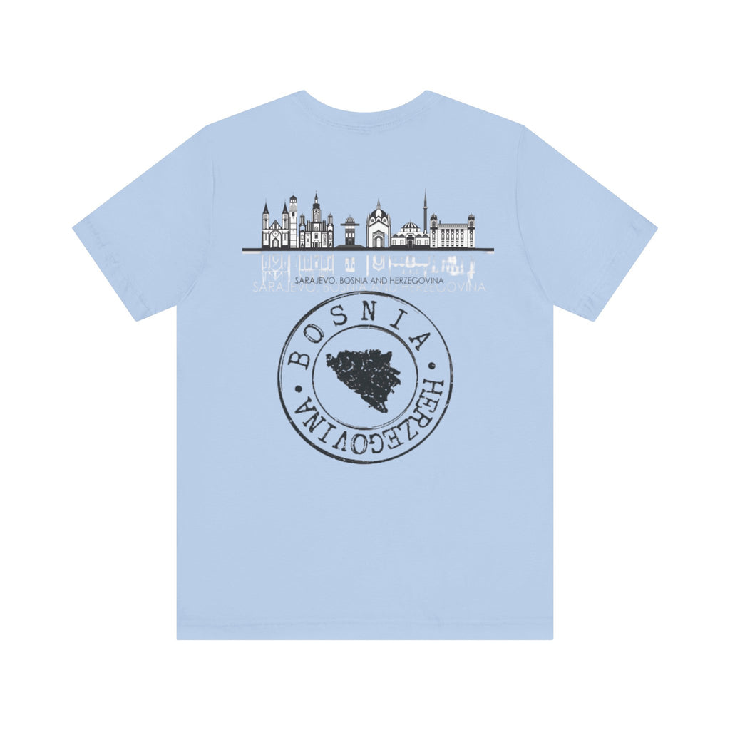 Bosnia Heritage Unisex Tee, Travel Shirt, Cultural Pride, Souvenir T-Shirt, Gift for Travelers, Adventure Apparel