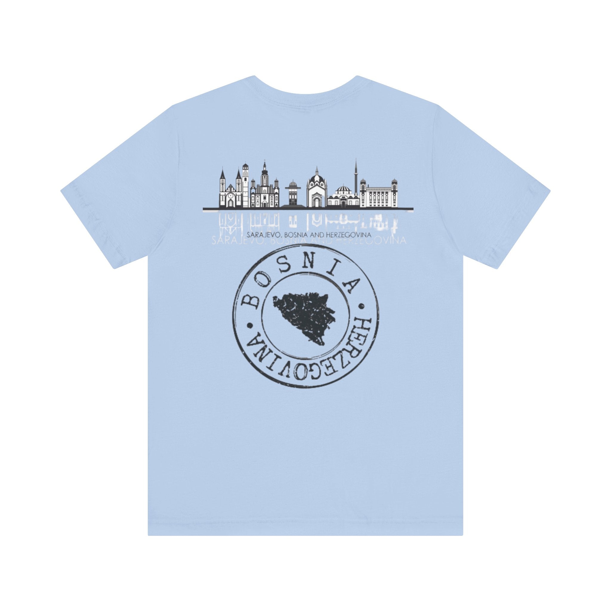 Bosnia Heritage Unisex Tee, Travel Shirt, Cultural Pride, Souvenir T-Shirt, Gift for Travelers, Adventure Apparel