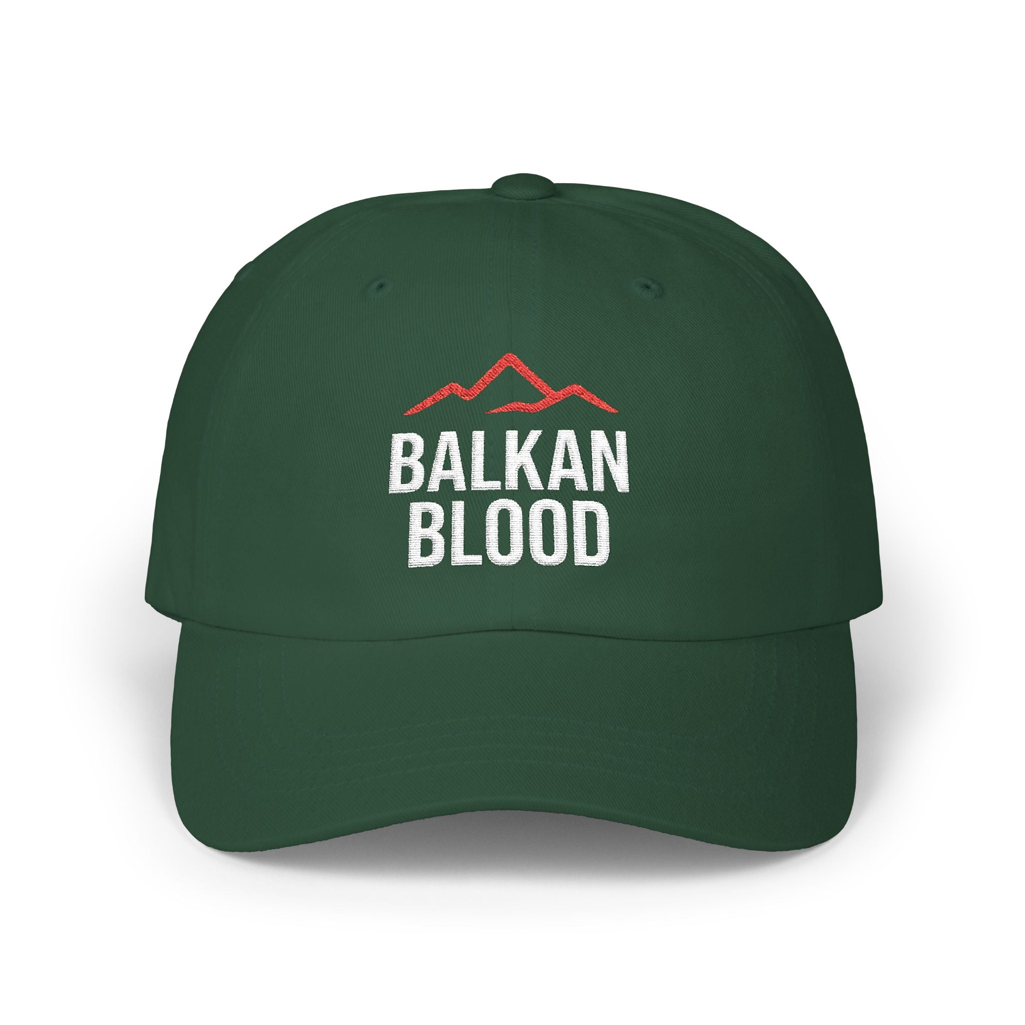 Balkan Blood Classic Dad Cap, Casual Summer Hat, Gift for Outdoorsy Dads, Hiking Accessories, Stylish Baseball Cap