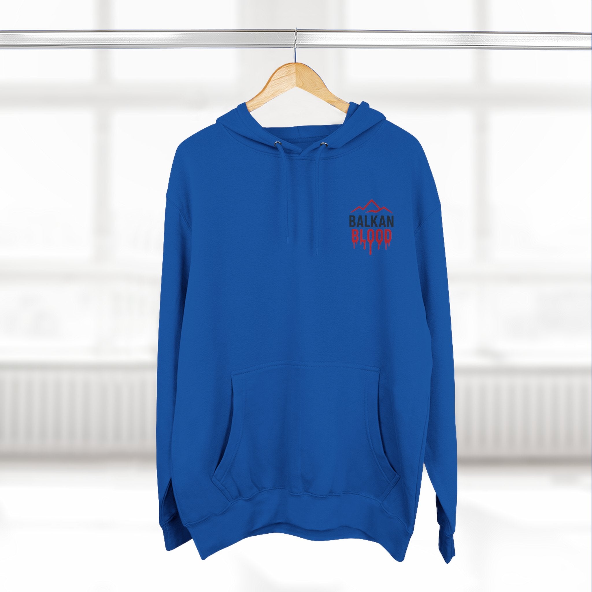 Balkan Blood Hoodie - Cozy Fleece Sweatshirt for Outdoor Adventures