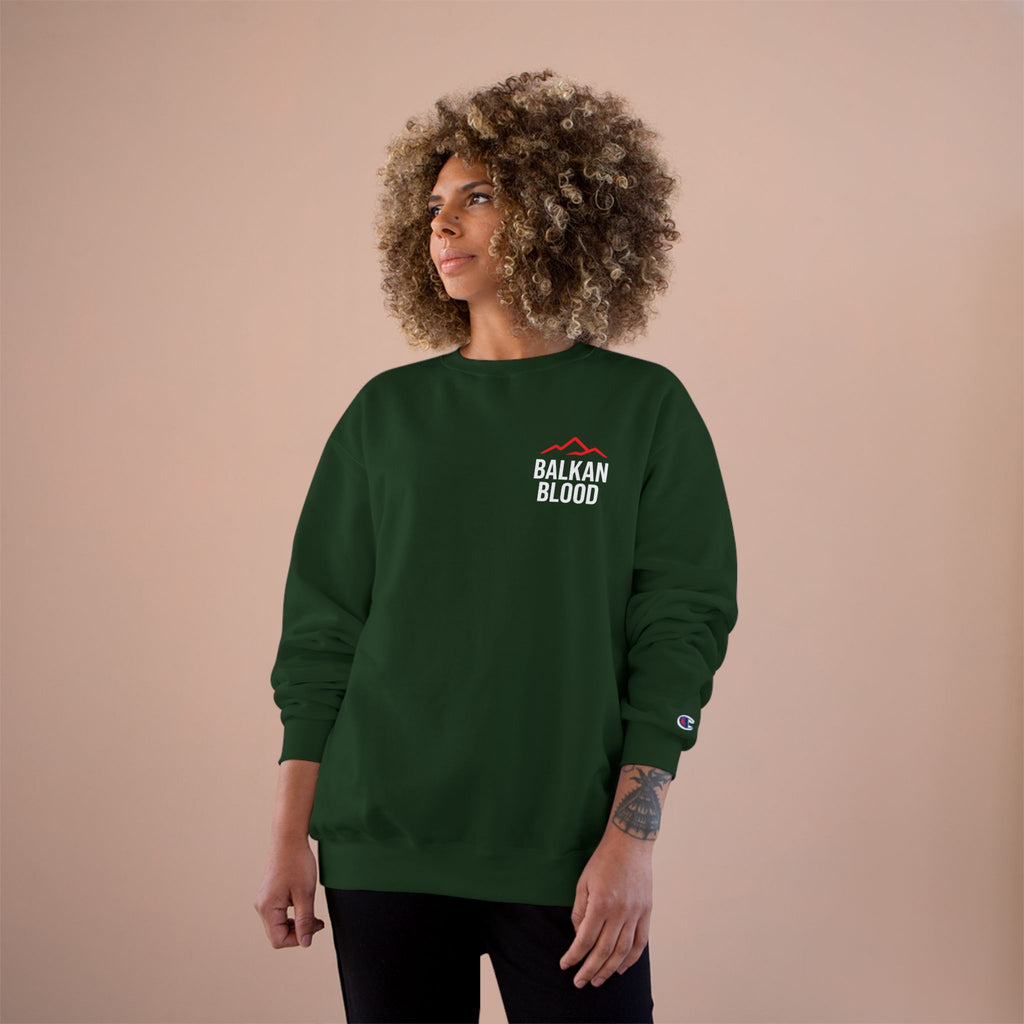 Balkan Blood Champion Sweatshirt - Cozy Urban Style, Unisex Gift, Casual Wear, Travel Apparel, Perfect for Chill Days