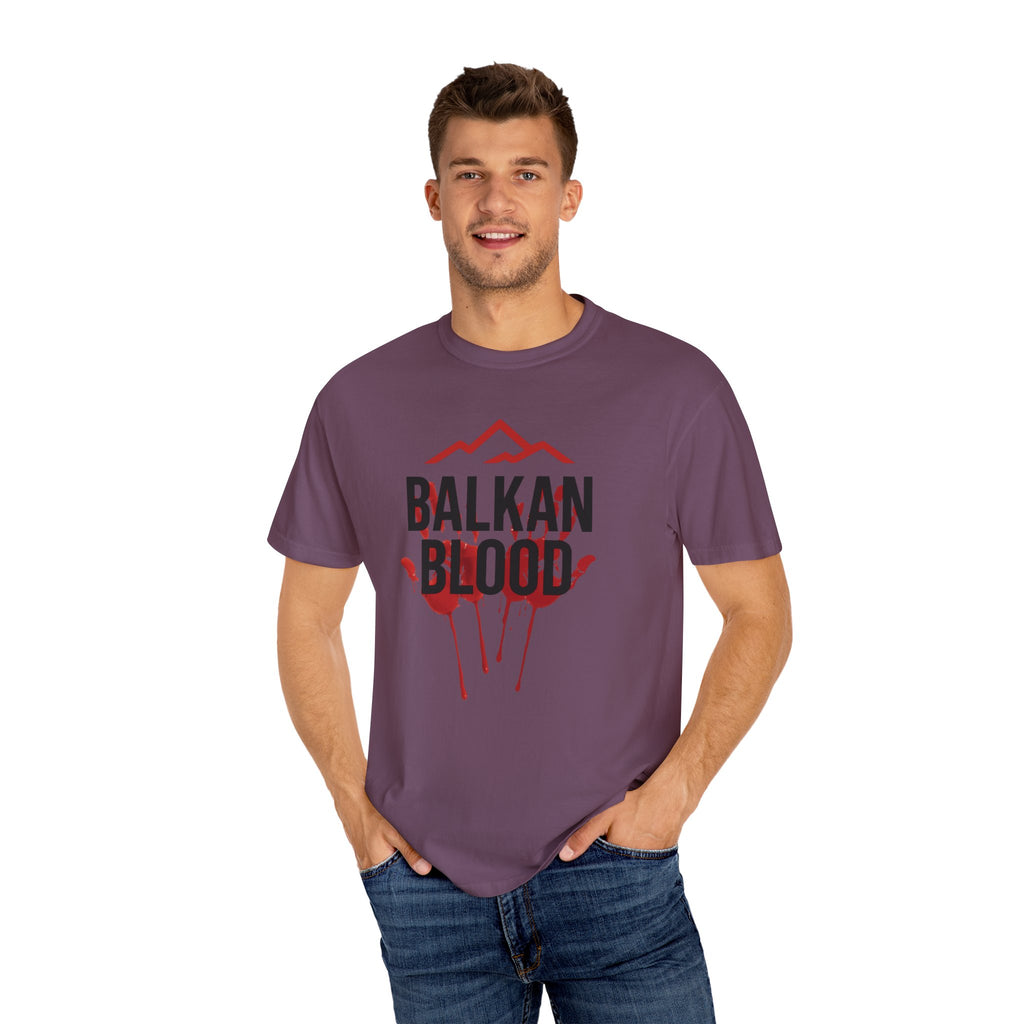 Balkan Blood Graphic T-Shirt, Unisex Streetwear, Fashion Statement Tee, Edgy Gift for Music Lovers, Halloween Apparel