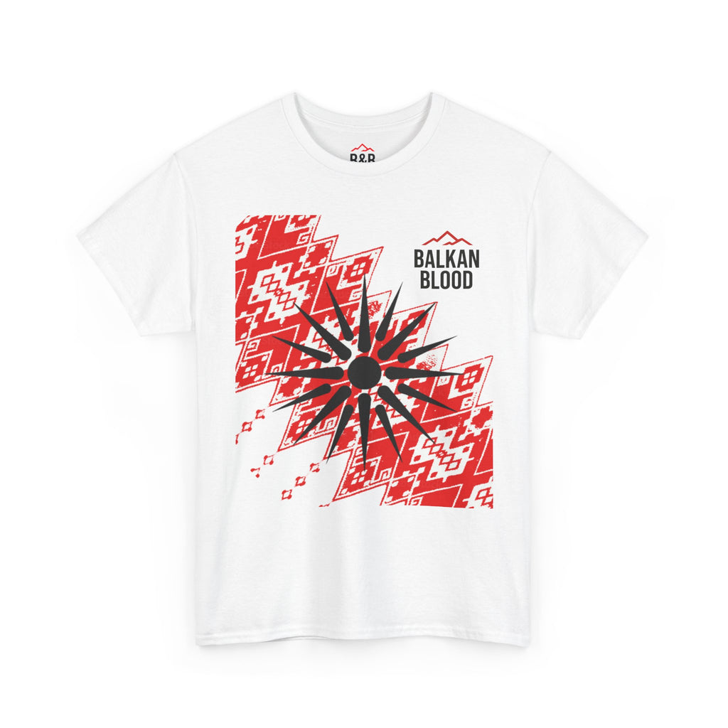 Macedonian Balkan Blood Unisex Heavy Cotton Tee