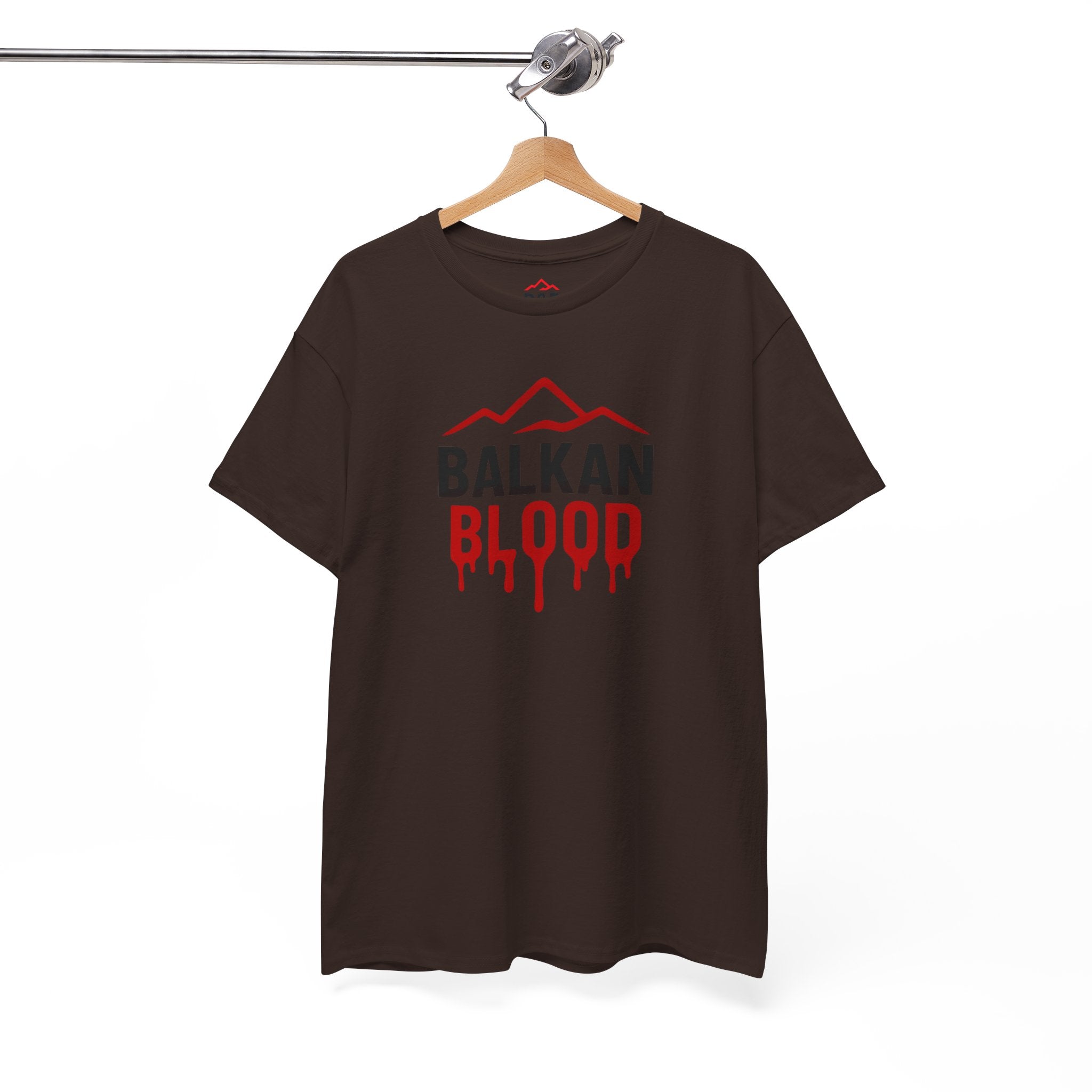 Balkan Blood T-Shirt — Heritage Graphic Tee with Multilingual “Blood” Back Print