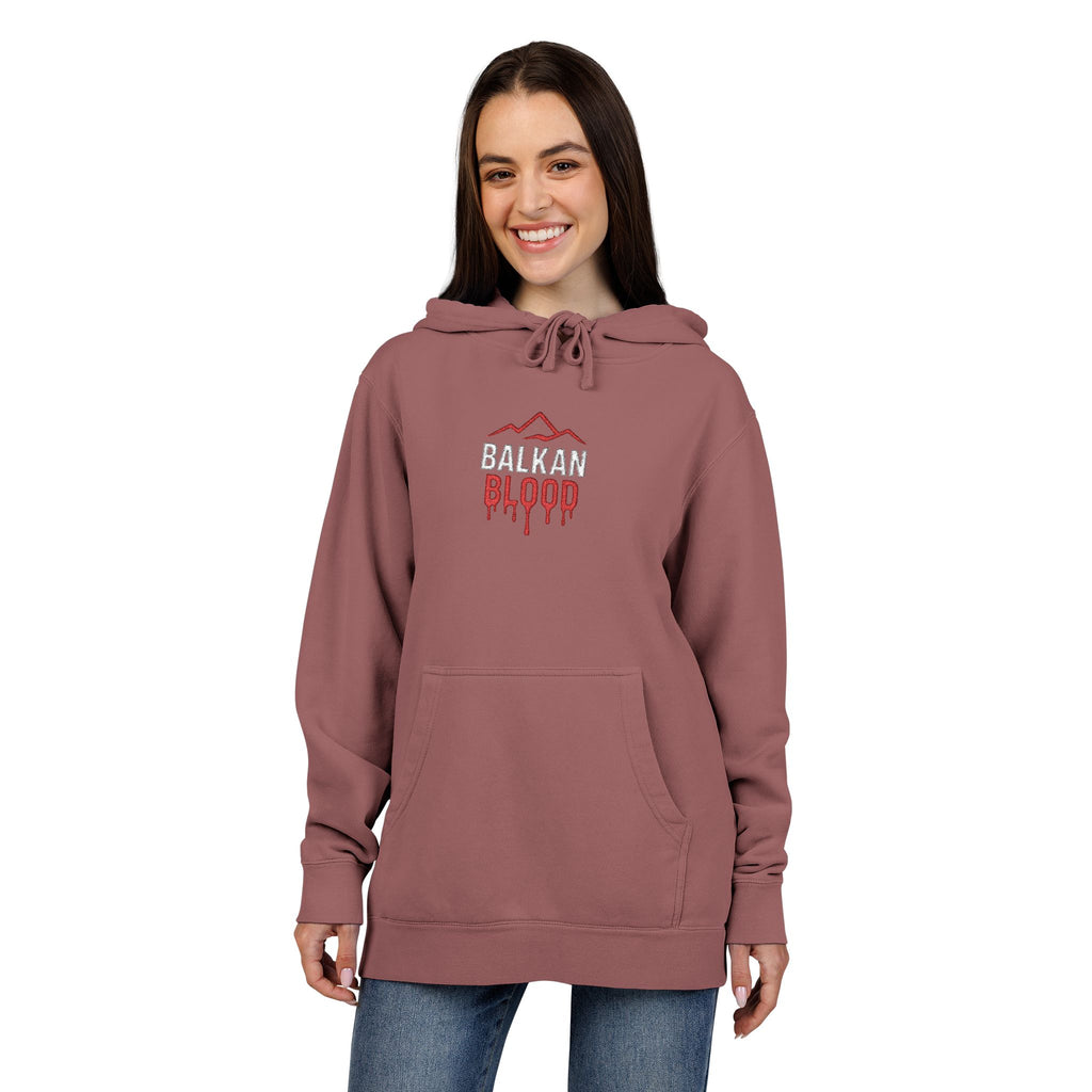 Unisex Pigment-Dyed Hoodie (Embroidery)