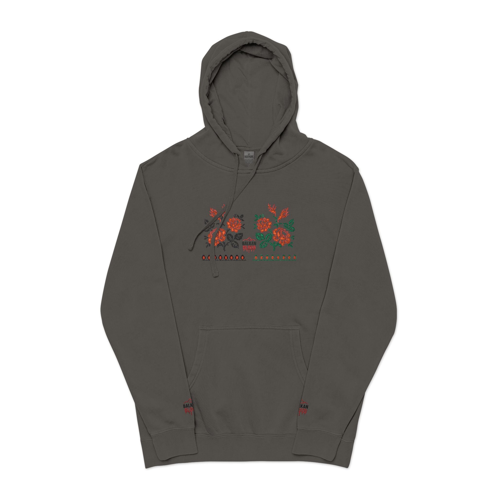 Embroidered Flower Hoodie, Cozy Unisex Sweatshirt, Cute Casual Wear, Spring Fashion, Gift for Her