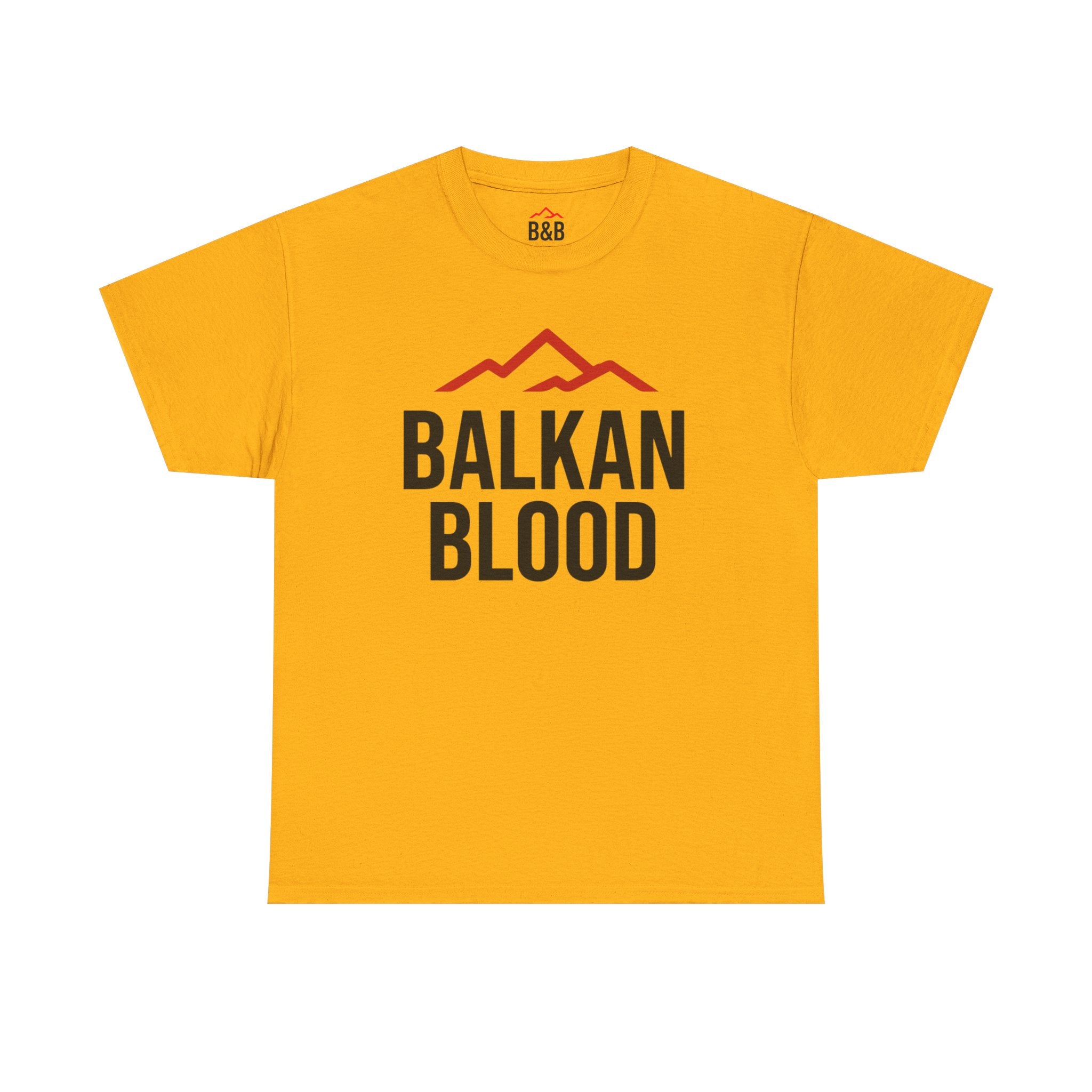 Balkan Blood Unisex Heavy Cotton Tee | Heritage Shirt, Travel Tee, Gift for Balkan Lovers, Cultural Pride, Casual Wear