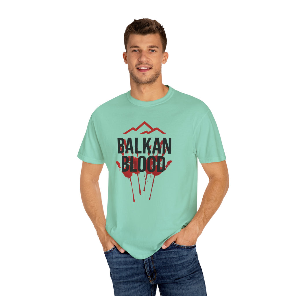 Balkan Blood Graphic T-Shirt, Unisex Streetwear, Fashion Statement Tee, Edgy Gift for Music Lovers, Halloween Apparel