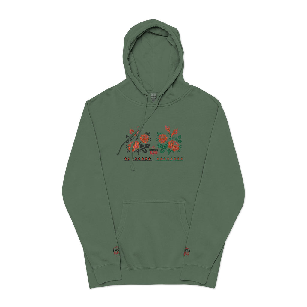 Embroidered Flower Hoodie, Cozy Unisex Sweatshirt, Cute Casual Wear, Spring Fashion, Gift for Her