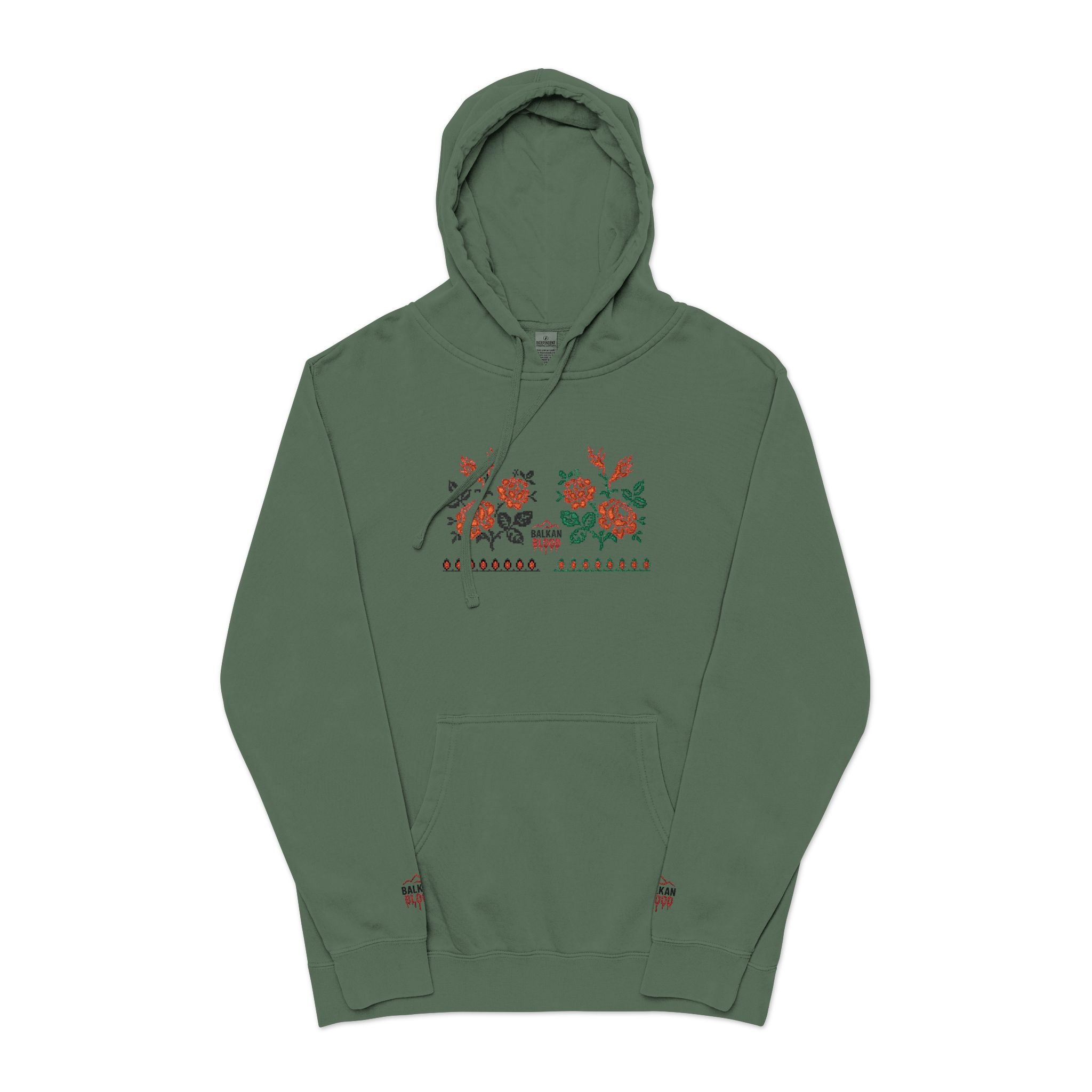 Embroidered Flower Hoodie, Cozy Unisex Sweatshirt, Cute Casual Wear, Spring Fashion, Gift for Her