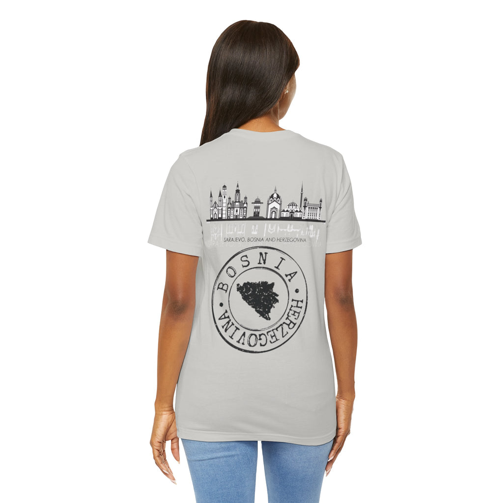 Bosnia Heritage Unisex Tee, Cultural Pride,