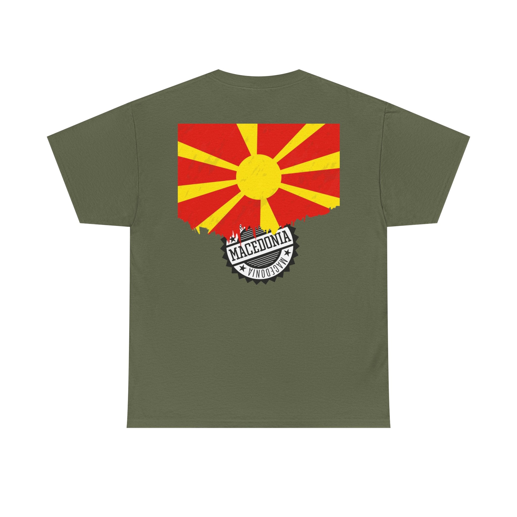Macedonian Balkan Blood Unisex Heavy Cotton Tee