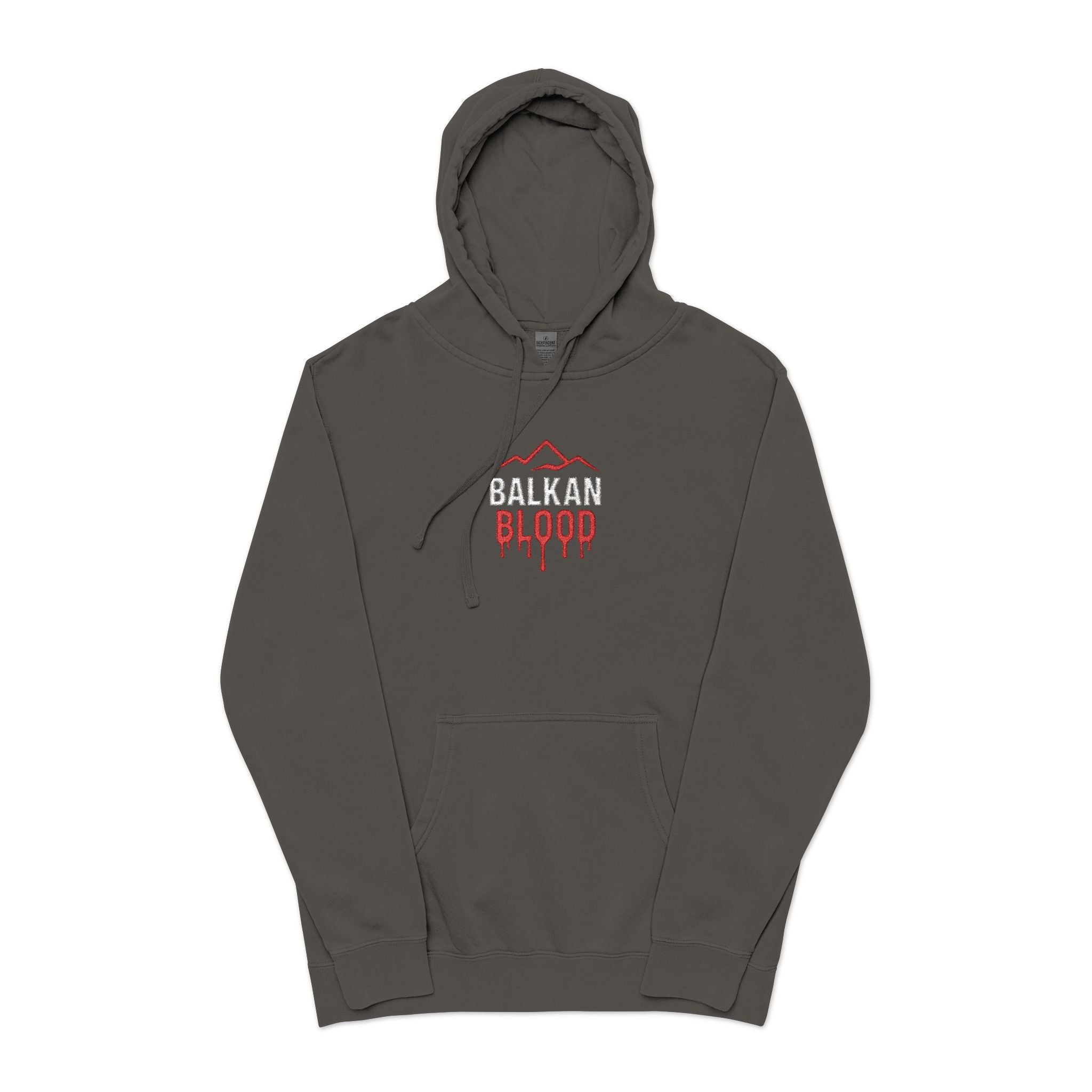Unisex Pigment-Dyed Hoodie (Embroidery)
