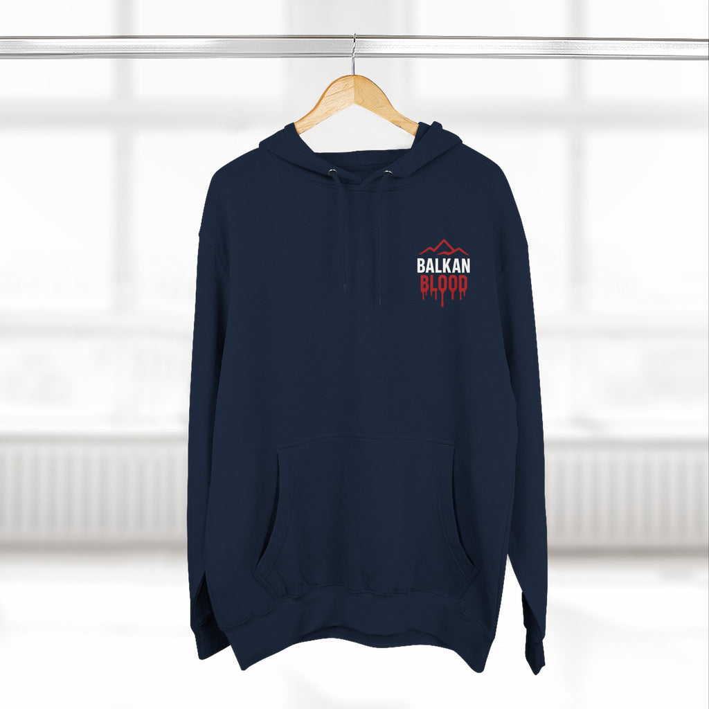 Balkan Blood Hoodie - Cozy Fleece Sweatshirt for Outdoor Adventures