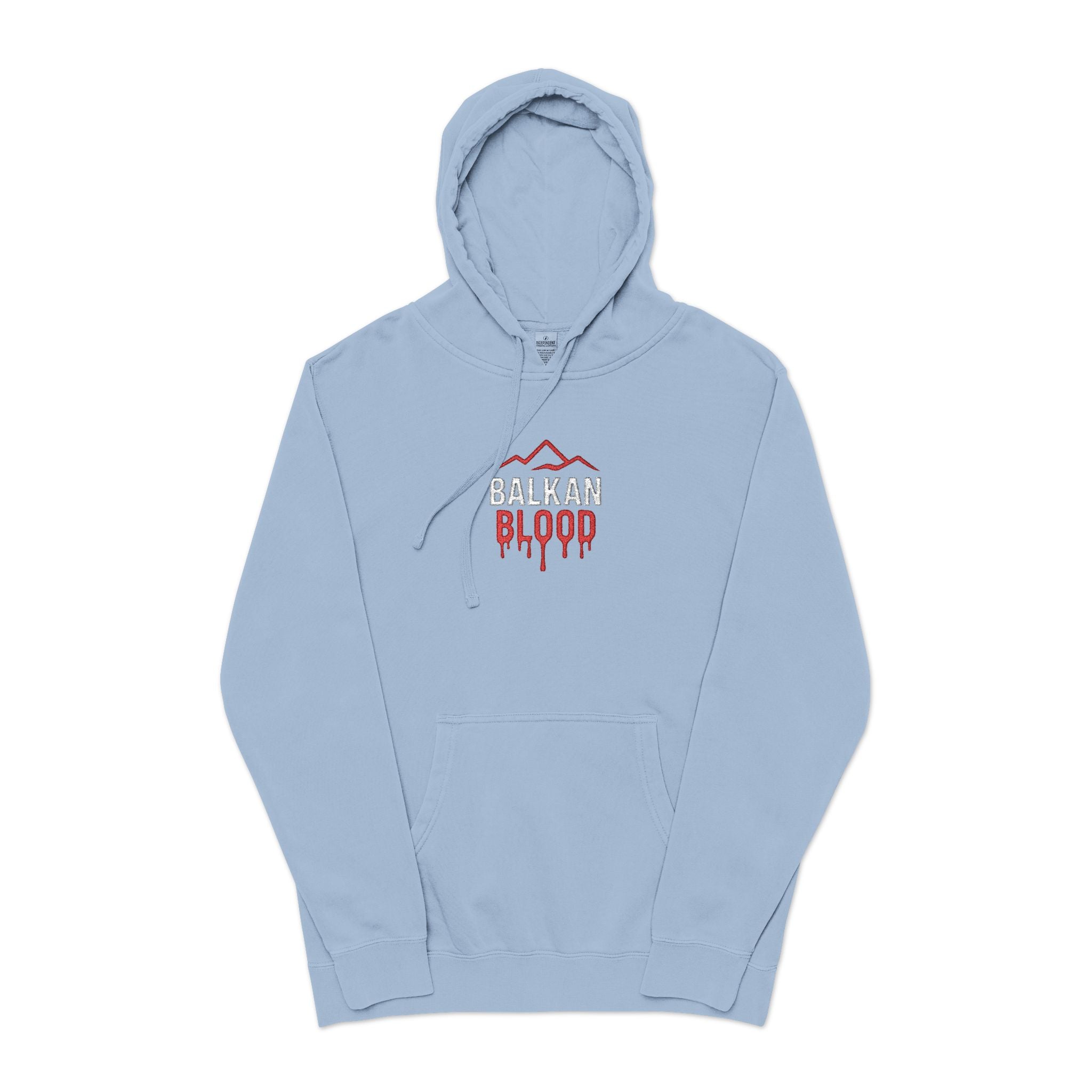 Unisex Pigment-Dyed Hoodie (Embroidery)
