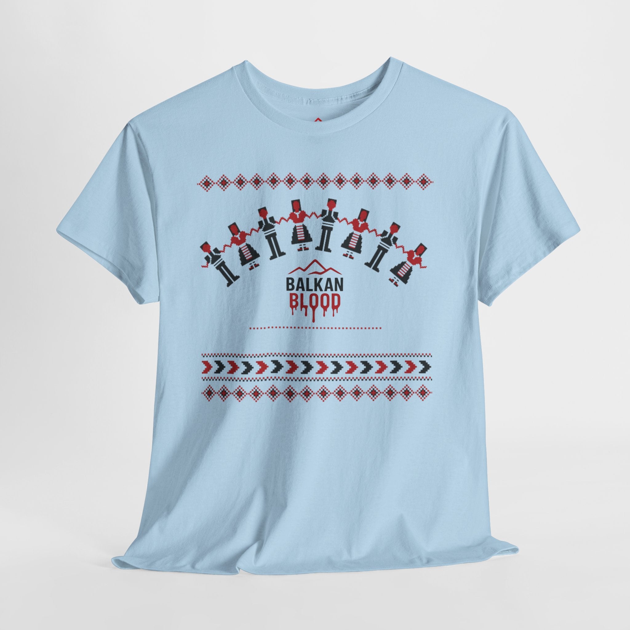 Balkan Blood Graphic Tee, Celebratory Unisex Cotton Shirt