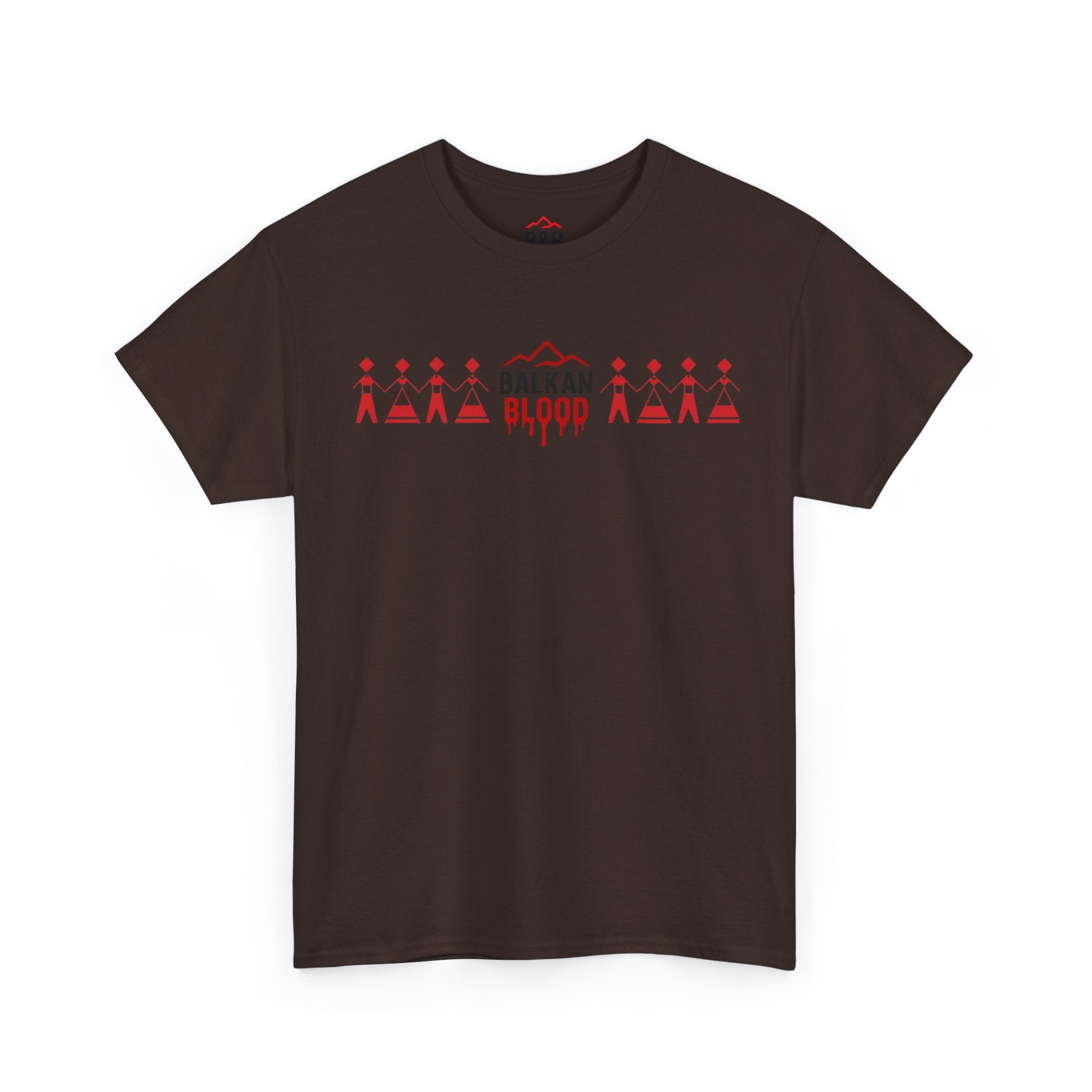 Balkan Blood Unisex Heavy Cotton Tee, Ethnic Pride Shirt, Gift for Balkans, Travel Tee, Stylish Casual Wear, Balkan States Design