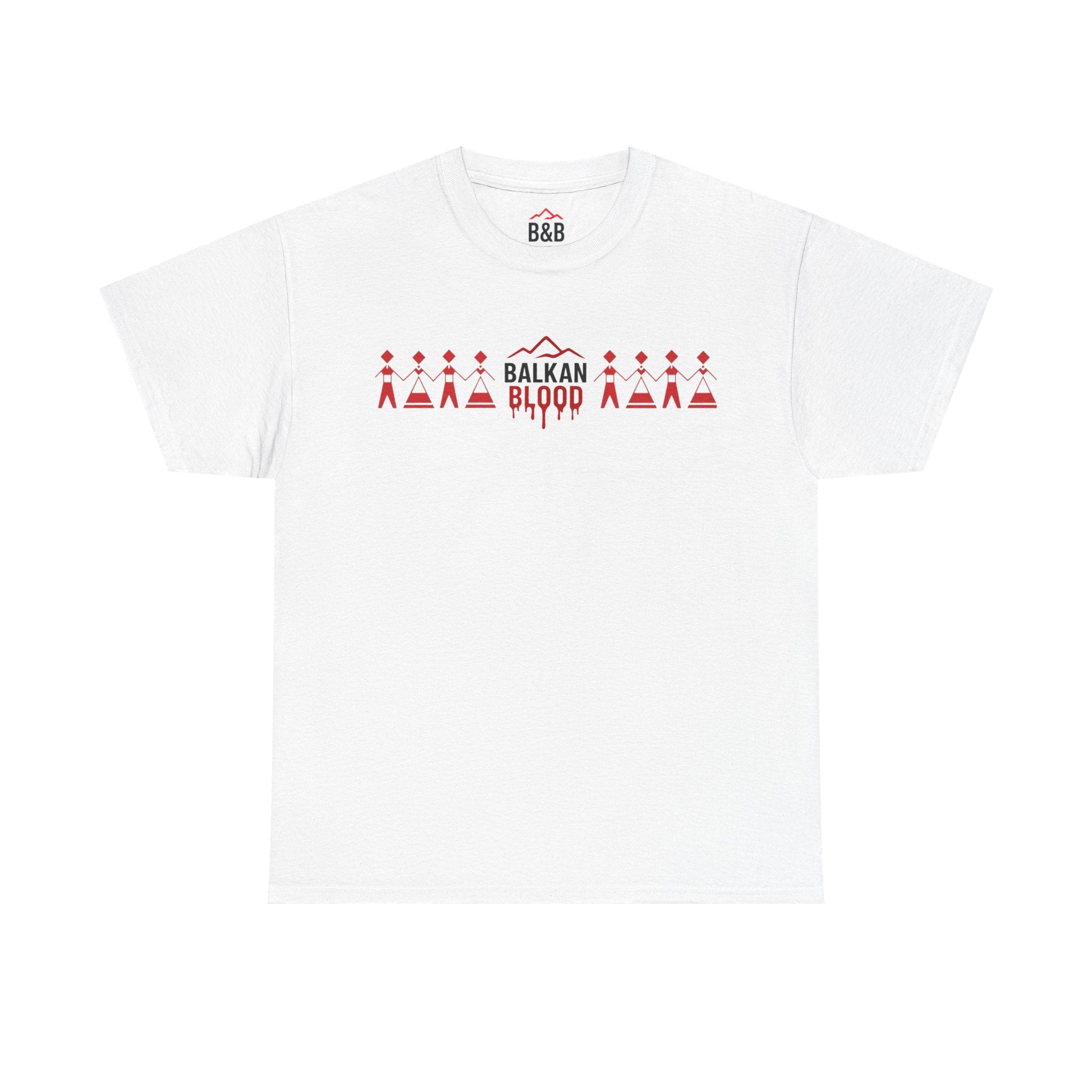 Balkan Blood Unisex Heavy Cotton Tee, Ethnic Pride Shirt, Gift for Balkans, Travel Tee, Stylish Casual Wear, Balkan States Design