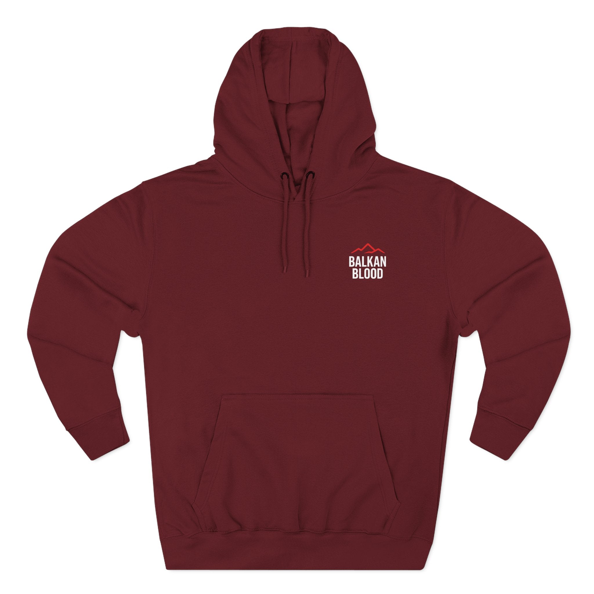 Balkan Blood Hoodie - Cozy Fleece Sweatshirt for Outdoor Adventures, Gifts for Nature Lovers, Hiking, Travel, Casual Wear