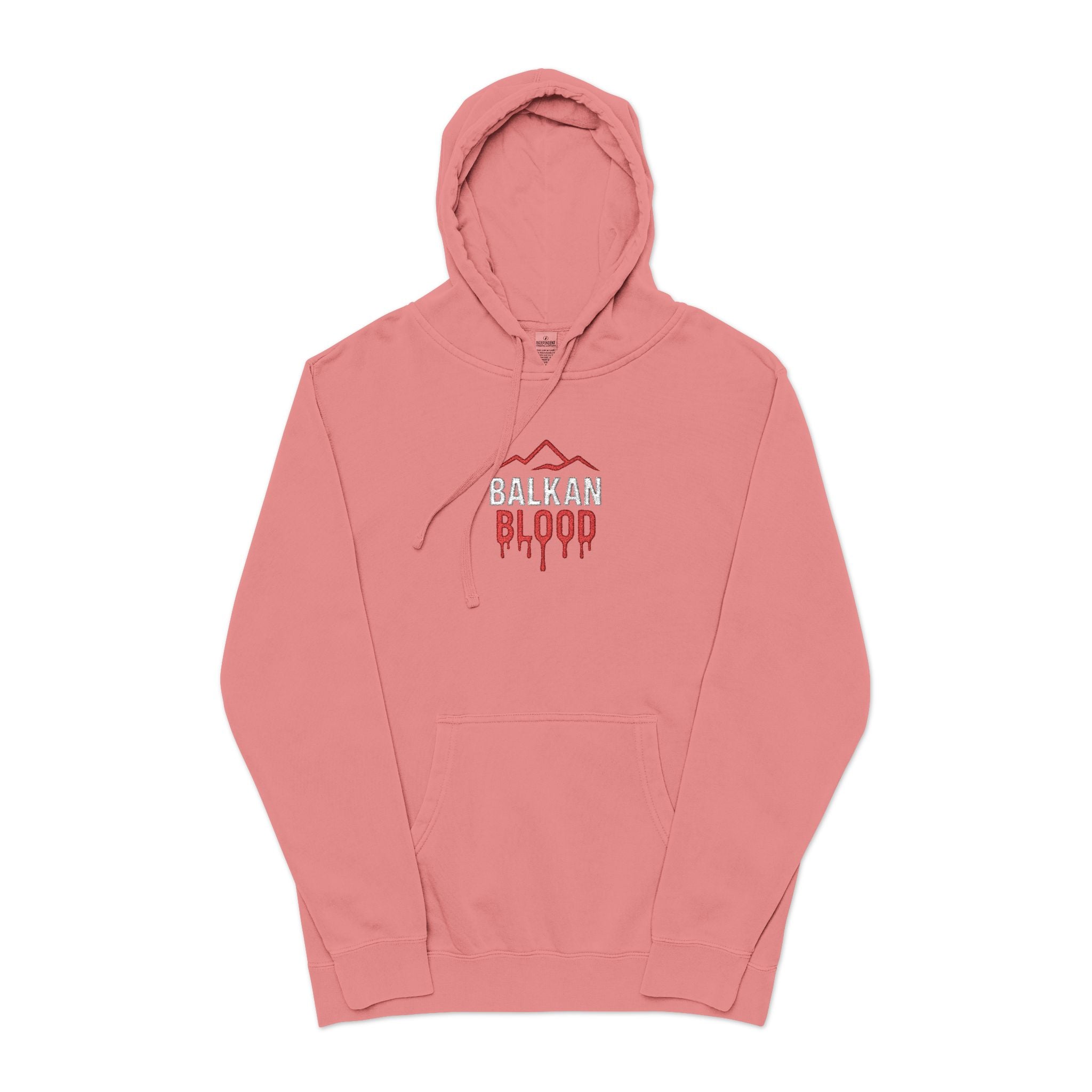 Unisex Pigment-Dyed Hoodie (Embroidery)